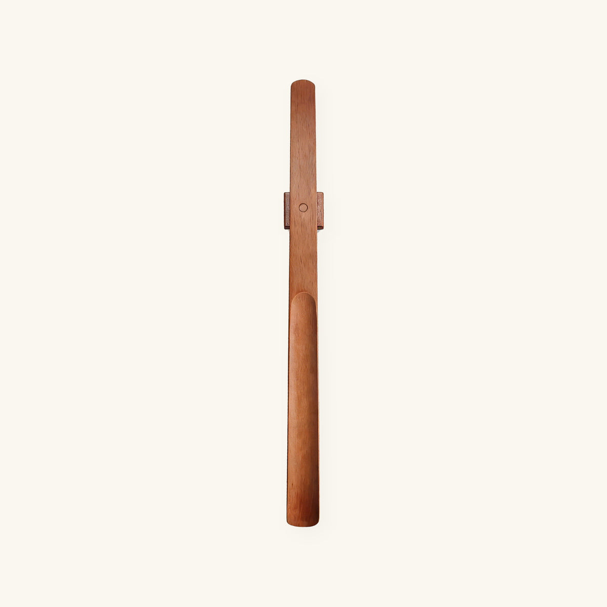 Oak & Ease magnetic shoehorn in Vintage Brown with its matching mount